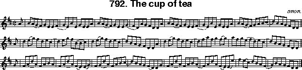 notes for The Cup of Tea