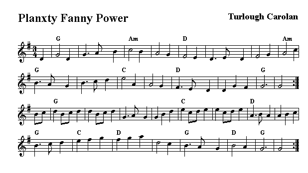 notes for Fanny Power