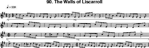 notes for The Walls of Liscarroll